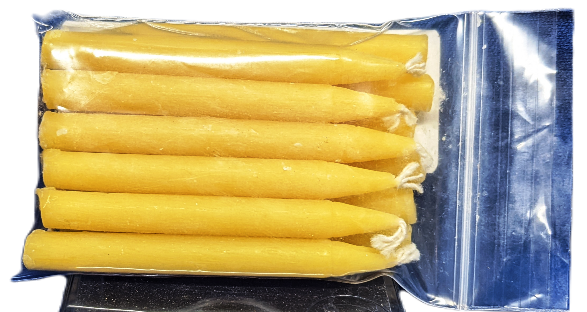 2 1/4 Beeswax Candle - 2 1/4 x 1/4 - package of 12 [SCW00_12